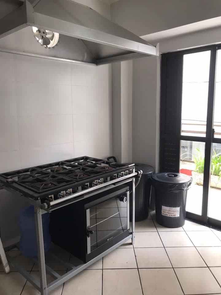 Cozinha industrial da Pousada Grando para grupos em Itapema